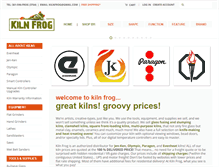 Tablet Screenshot of kilnfrog.com